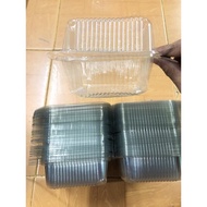 100 hộp H52 cao 10cmx9cm hộp nhựa đựng bánh có nắp đựng bánh kem nhựa pet trong hộp đựng bánh su hộp
