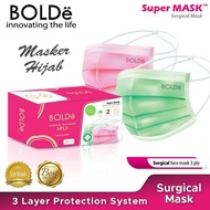 BOLDE MASKER SURGICAL HIJAB HEADLOOP 50PCS