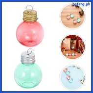 Clear Plastic Globes for Crafts Fillable Ornament Bauble Christmas Ornaments bofeng