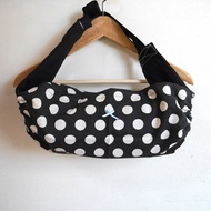 Baby carrier bag / dark purple dot