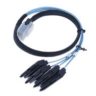 EDIMS Internal Mini SAS Cable 36 Pin Mini SAS 4i SFF-8087 Male to 4xSAS 29 SFF-8482 Female for SAS S