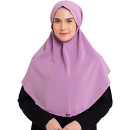 Elzatta Hijab Kerudung Jilbab Bergo Instan Bahan Crinkle Polos Adem Sabelya Crinkle