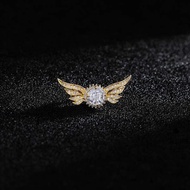 butang rantai baju melayu vintage brooch Angel Wings Bros Lelaki Ringan Mewah High-end Bros Simple S