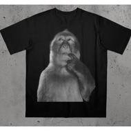 2026NEWFunny Monkey T-shirt Stupid Emoji T-shirt 90s Thank-you Emoji T-shirt Vintage Bootleg Odd Cor