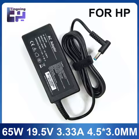 19.5V 3.33A 65W 4.5*3.0mm Laptop Charger Adapter For HP Envy 17-j010us Pavilion 15-j000 Chromebook 1