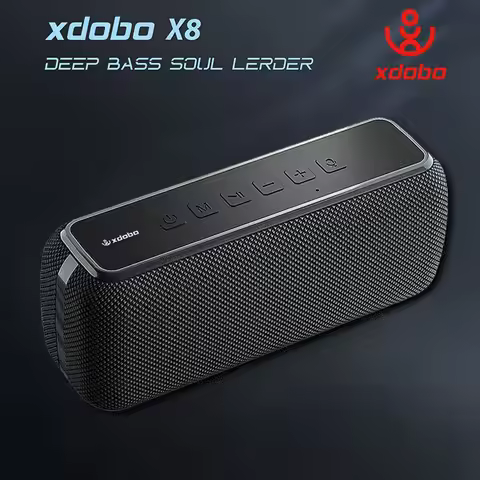 XDOBO X8 60W Portable Outdoor Speakers Bluetooth Wireless Bass Subwoofer Waterproof 6600mAh TWS Func