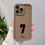 Number 7 Phone case for Redmi Note9 Note8 10c note11 note12 12c note 12PRO 5G 12Lite Note13 pro pocox6 Soft Shockproof Silicone cover