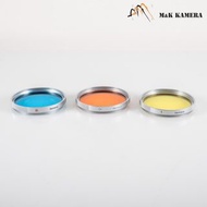 Leica E39 39mm Colour Filter set Orange Yellow Blue #12011