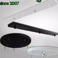 Fixture for 3 pendant light fixture / Base fixture / Round Base Long Base