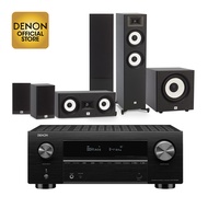 DENON AVC-X3700H 9.2 Channel 8K AV Receiver with JBL Stage Speakers System blk Bundles + FREE QED Speaker and Subwoofer cables