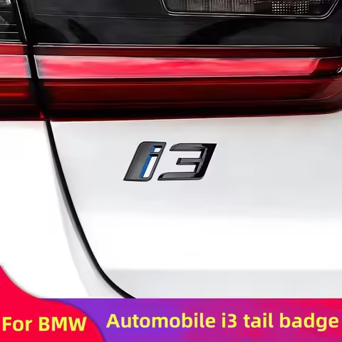 Applicable to BMW iX3 i3 logo tail car stickers 3D ABS letter car stickers new energy G08 new logo m