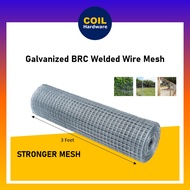 4' x 80' | 3' x 50' |17g/18g【KASAR】STRONGER THICKER KASAR Galvanized BRC Welded Iron Wire Mesh Net Netting /Dawai Jaring