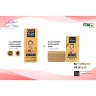 Gluta White Lotion 250ml + Collagen Soap | FDA Verified Whitening Set | Authentic Philippines Varian
