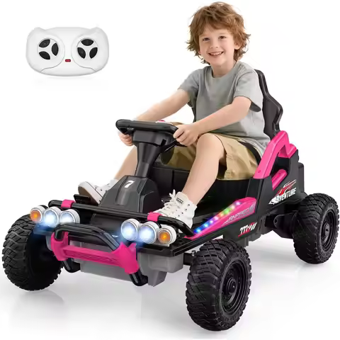 24V Ride On Toys for Big Kids, EVA Tires, Metal Frame, Max 5Mph, Stepless Throttle, Clutch Pedal, Ra