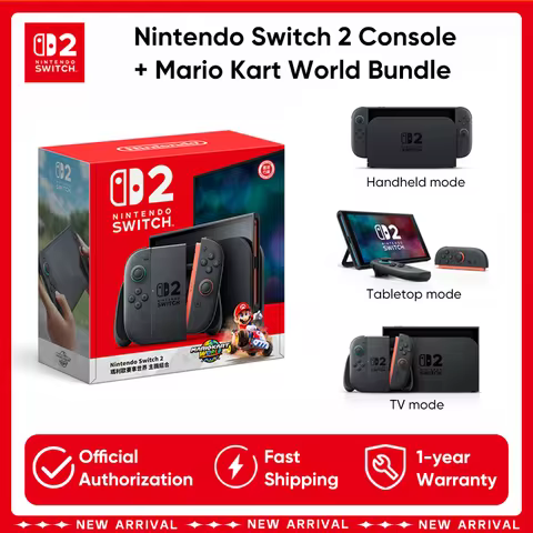 100% Original Nintendo Switch 2 Game Console NS2 Handheld Game Console 7.9-inch LCD 1080P Magnetic D