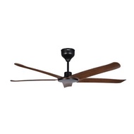 FIERO 56" 5-BLADE CEILING FAN FREYA WALNUT