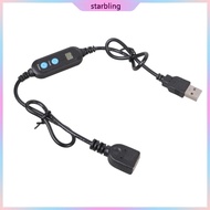 Star Adjustable Cycle USB Timer Cord USB Power Cable 1-24Hour Countdowns Display For Chargers Lights