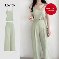 Women Casual Plain Pleated Tops or Bottoms L131ED462