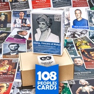 แฟลชการ์ด บุคคลสำคัญของโลก Flash Cards Worlds Most Influential People บัตรคำ การ์ดคำศัพท์ เนิร์ดดี้อ