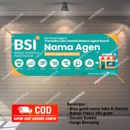 spanduk banner baligo Spanduk / Banner Bank BSI Agen terlaris termurah terdekat