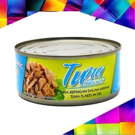 Tuna Flakes In Oil, Ikan Tuna Dalam Tin Cap Bintang Tuna Flakes In Oil (Tune Kepingan Dalam Minyak) 
