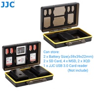 JJC Hộp pin máy ảnh chống nước cho Fujifilm NP-W126 NP-95 Canon LP-E6 LP-E8 Sony NP-FZ100 NP-FW50 NP