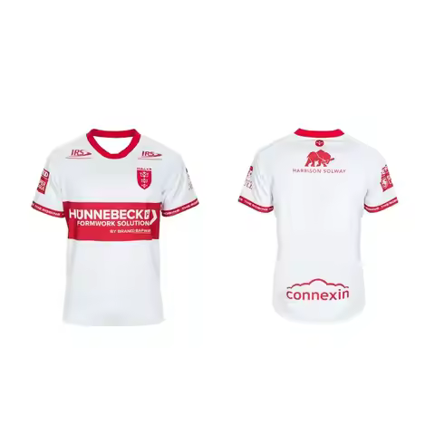 2026 RED ROBIN ALTERNATE SHIRT Rugby Jersey Hull Kingston Rovers Sports Leisure Men's T-Shirt Childr
