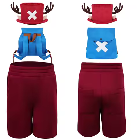 Pirate Chopper Cosplay Fantasy Hat Shorts Youth 2026 Live Action TV Costume Disguise Halloween Teen 