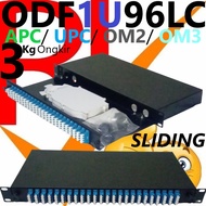 ODF 96c OTB Rack Mount 96core FO Adapter Pigtail LC Optical Terminal Box 96 Core APC UPC OM2 OM3