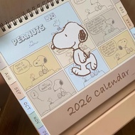calendar aesthetic calendar 2026 2026 New Cute Snoopy Calendar Creative Cartoon Schedule