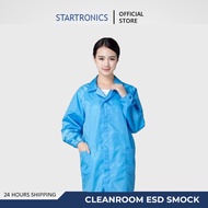 ESD Smock Cleanroom Size S/M/L/XL/2XL/3XL/4XL/5Xl/6XL/7XL/8XL without hood Brown Blue Green Pink Yel