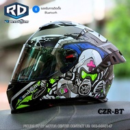 หมวกกันน็อคเต็มใบหุ้มคาง RD รุ่น CZR BTรองรับการติดบลูทูธ Bluetooth Helmet ถอดซักได้ ฟรีถุงผ้า แถ