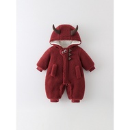 Clothes Men Women Cute Jumpsuit Full Month Hundred Days Cotton Padded Clothes Plus Cotton Thick Outi