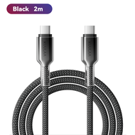 KUULAA 1M Game Cables Type C USB Cable 180 Degree Game Cord for Samsung S10 S9 S8 Mobile Phone Gamin