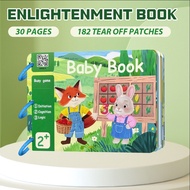 [Buy 2 get 1 free gift] 30 Pages Babys First Enlightenment Book Kids Busy Book Early Learning Book M