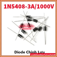 Package of 10 1N5408 - Rectifier Diode 3A/1000V IN5408 DIP Pin 5408