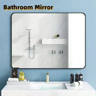 MNS Bathroom Mirror Toilet Mirror  Makeup Mirror Wall Mounted Vanity Mirror Stick To Wall No Hole Toilet Toilet Washstand