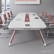 Rectangular Training Table People Table/Negotiation Table Simple Modern 4 Conference Table Office Sm