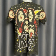 เสื้อวงKISS สไตล์วินเทจ สกรีนทั้งตัว OVP