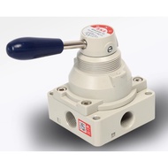 SNS 4HV330-10 Pneumatic 4/3 Port Hand Rotary Valve G3/8"