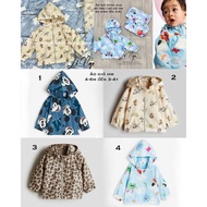 Genuine HM windJacket sizes from 4-6m to 3-4y