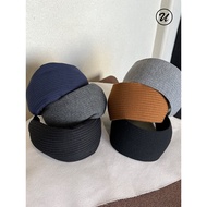 B2U Korea ins Knitted Fabric Headband Classic Thin Sponge Thickened Headband French Girl Autumn Wint