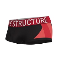 Private Structure กางเกงชั้นในชาย รุ่น Athlete Mid Waist Trunk - Black [4643]