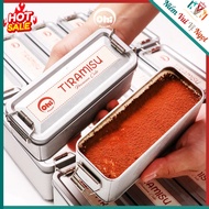 Tiramisu Tin Box, Pineapple Cake Box, Cookie Box, Cold Cake Box, 450ml Food Container with Lock Supe