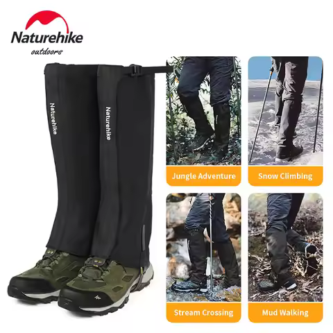Naturehike Shoe Gaiters Climbing Leg Warmers Legging Gaiters Cover Waterproof Snow Boot Gaiters Snow