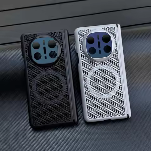Case For Huawei Mate X7 Honeycomb Heat Dissipation Breathable Magnetic PC Cover For Huawei Mate X6 S