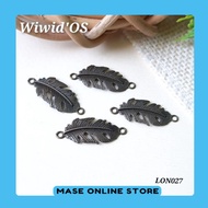 MST (3 pcs) 4 CM LEAF BARRIER PENDANT LON027 MASESTORE