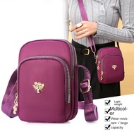 HP Sling Bag Small Handphone Sling Bag Nylon Mobile Phone Messenger Bag