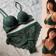 Sapph Oddta Pushup Plunge Bombshell Bra Super Push Up Bra / Rosie Lightly Padded Balcette Demi Bra S