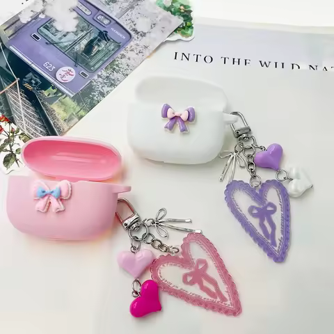 Fashion Cover For SONY LinkBuds S/WF-C700N/WF-C710N/Open/fit/G700N Case with keychian Silicone earph